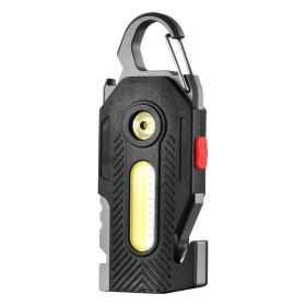 Multifunctional Charging Emergency Light Convenient Keychain Work Light COB High Brightness Maintenance Light Outdoor Camping LED Light