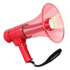 5 Core 40W Waterproof Megaphone Bullhorn Flashlight PRO Fire Army Grade - Battery + LED Light + Adj Volume + Siren Handheld Lightweight for Water Spor