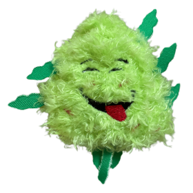 My Name is Bud Jr, Funny Catnip Weed Nug Cat Toy, Cute Stuffed Parody Pot Nug, Cool Plush 420 Novelty Gift for Cats, Kittens & Their Owners