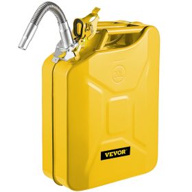 VEVOR Jerry Fuel Can, 5.3 Gallon / 20 L Portable Jerry Gas Can with Flexible Spout System