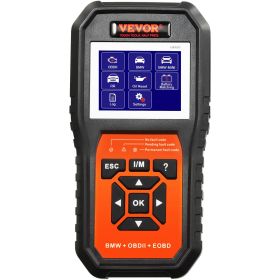 VEVOR BMW OBD2 Scanner Diagnostic Tool, For BMW/Mini/Rolls-Royce, Full System Diagnostic Scan Tool, 12 Special Functions