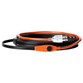 Pipe Heating Cable 9FT 7W/FT Heat Tape for Pipes with Built-in Thermostat