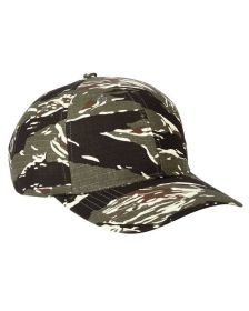 Big Accessories BX024 Structured Camo Hat (Color: RPSTP TIGER CAMO, size: OS)